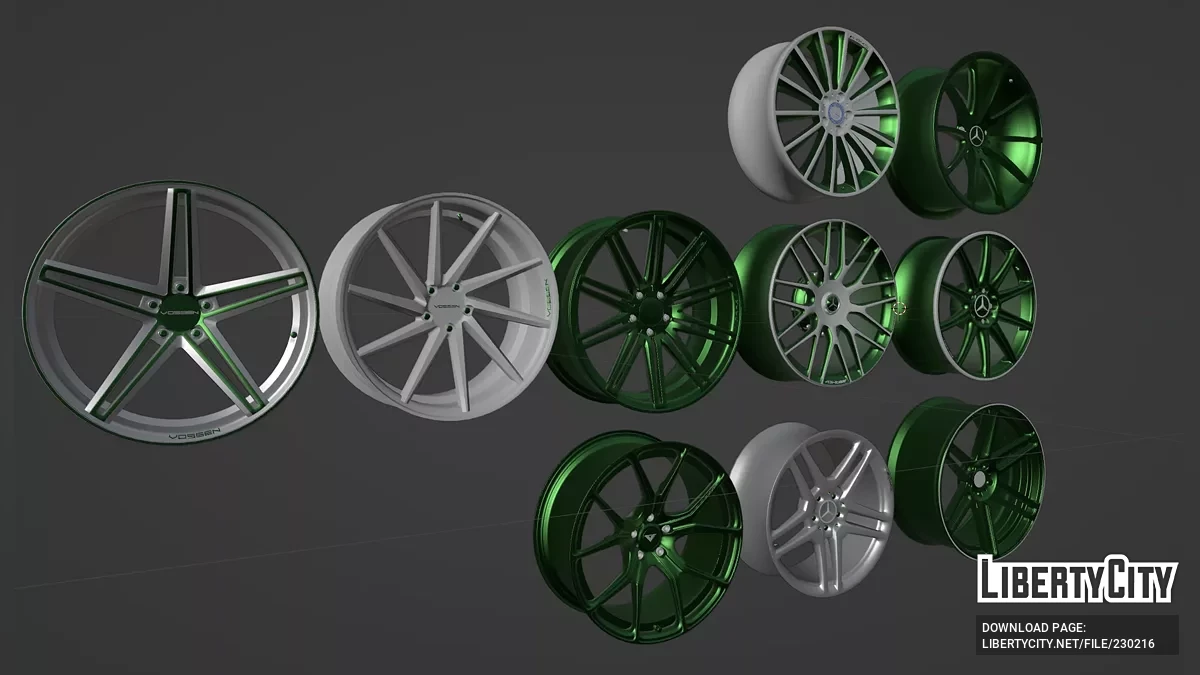 Диски Vossen CVT / GTA 5