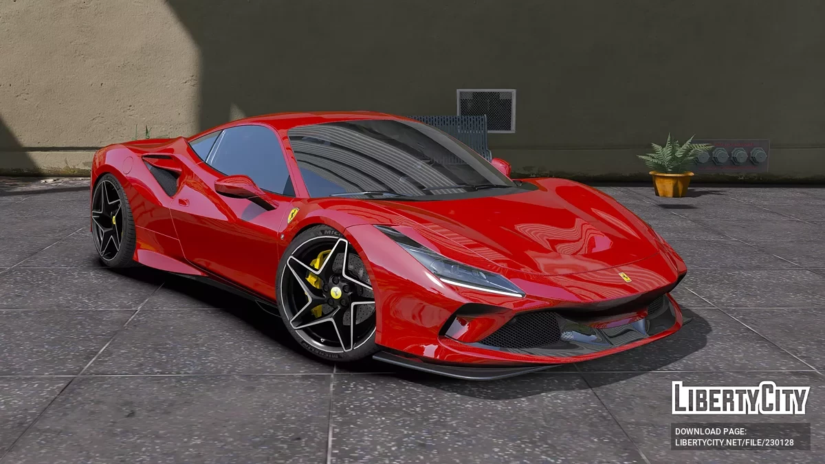 Rodas Ferrari F8 Tributo 2023 Michelin / GTA 5