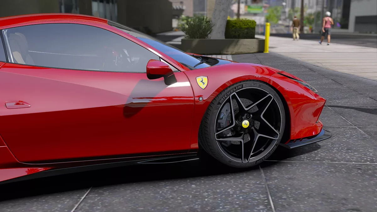 Rodas Ferrari F8 Tributo 2023 Michelin / GTA 5