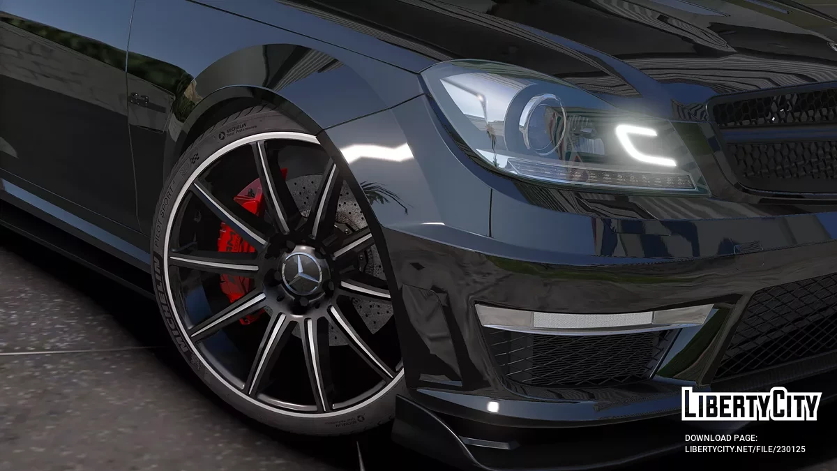 Wheel Mercedes-Benz C63 AMG 2012 M2 Michelin / GTA 5