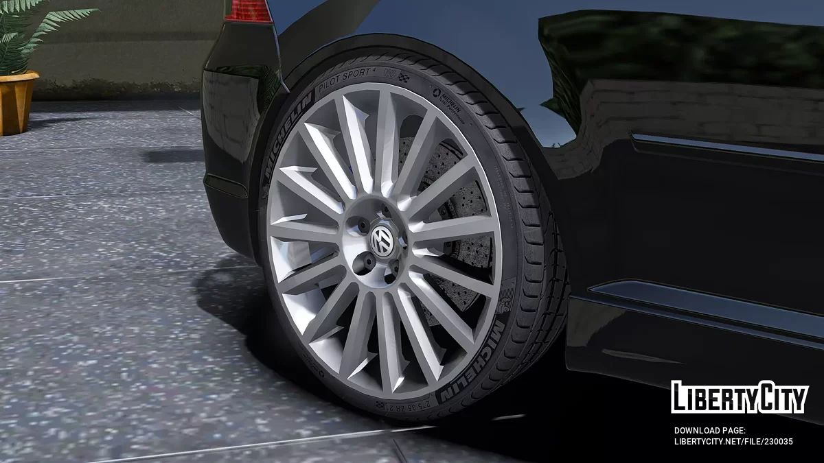 Колеса Volkswagen Golf IV R32 2002 Michelin / GTA 5