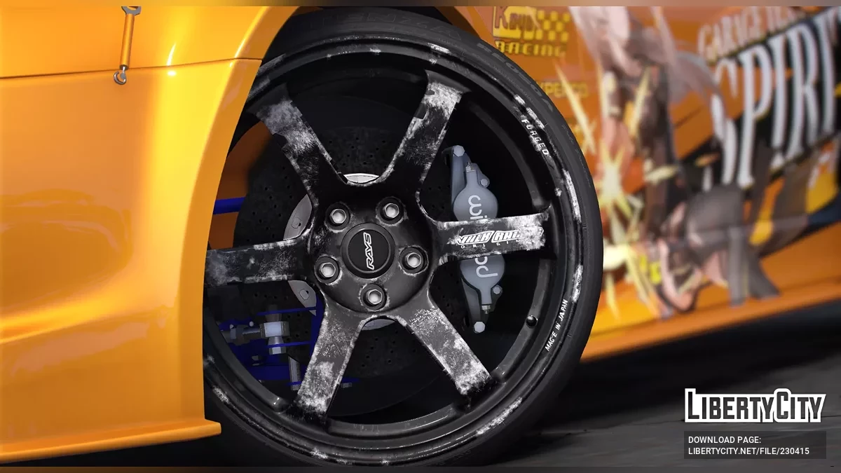 Rays TE37 Зношені та Пошарпані [Додаток / FiveM] / GTA 5