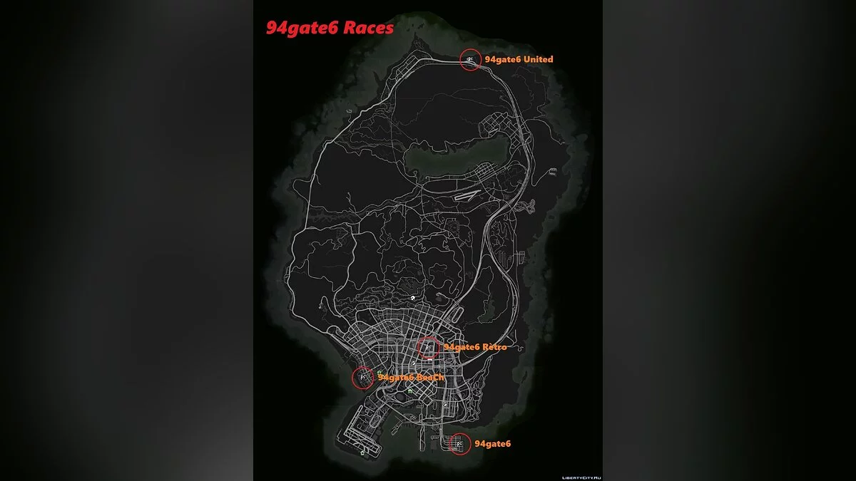 94 Gate 6 Races Pack 3.0 / GTA 5