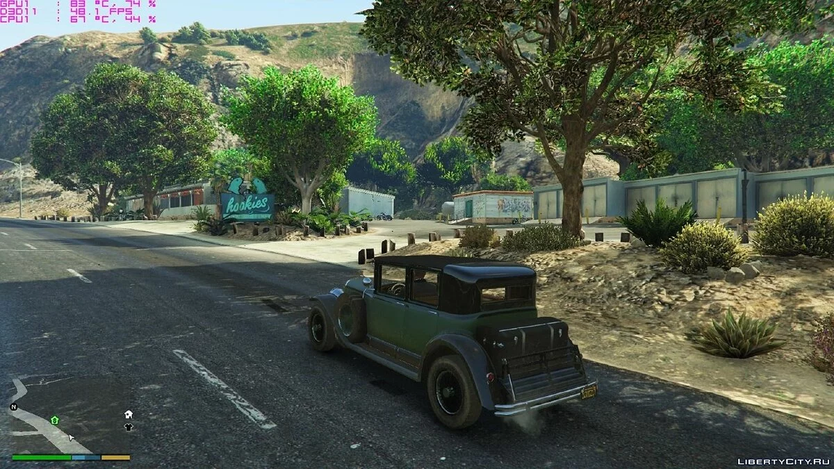 Больше деревьев и ламп на улицах v0.23 / GTA 5