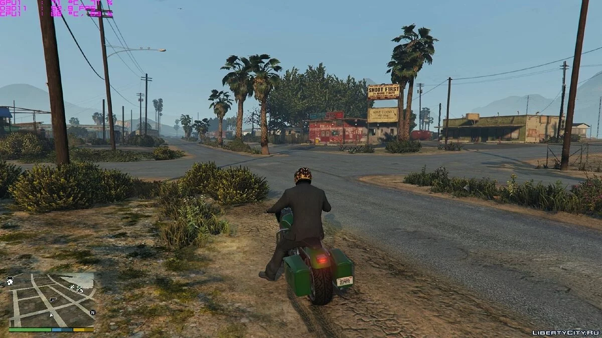 Больше деревьев и ламп на улицах v0.23 / GTA 5