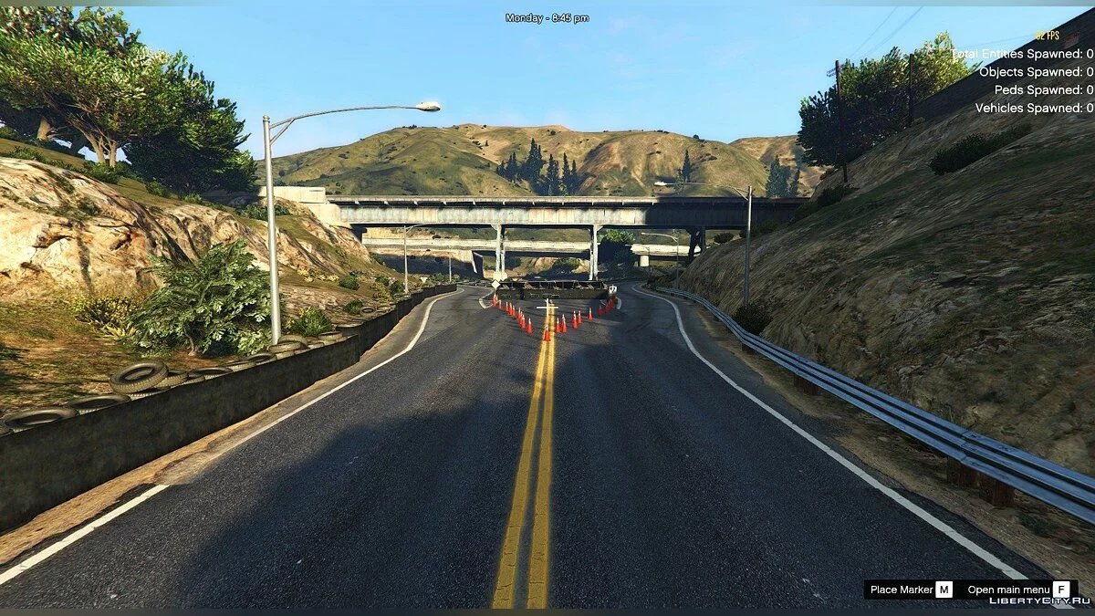 Трек для дрифту на шосе / GTA 5