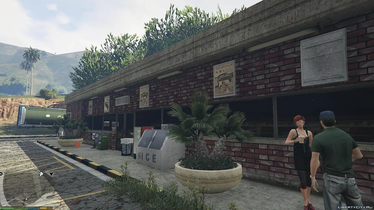 1970 Persian Gas Station [Building + Texture + Fuel Pump] 1.0.0 / GTA 5