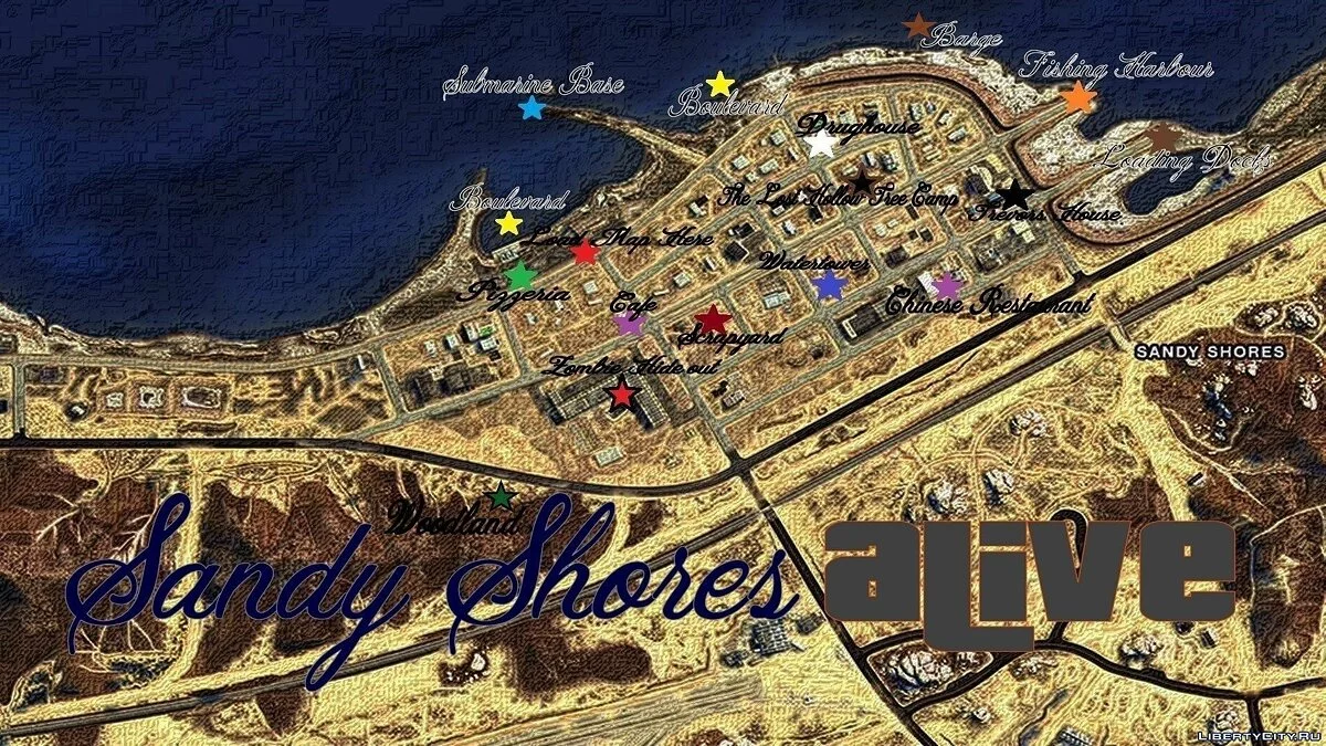 Sandy Shores Alive 1.7.2 - Revitalization of Sandy Shores / GTA 5