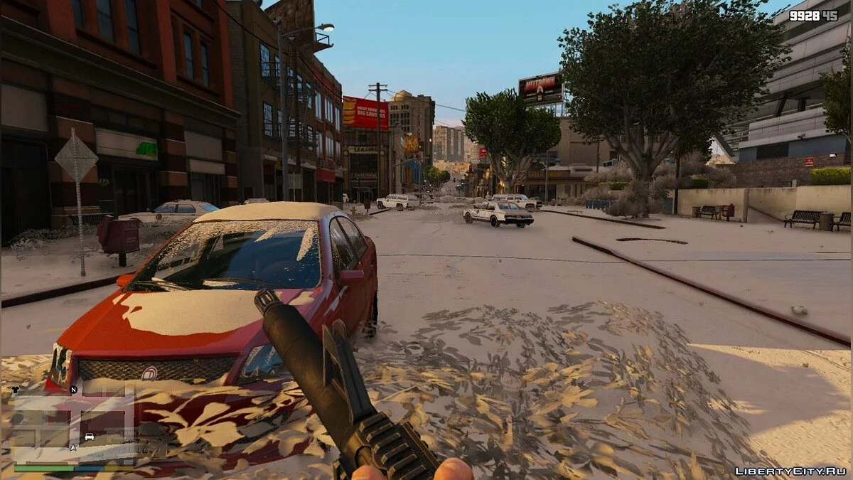 Карта зимового зомбіапокаліпсису / GTA 5