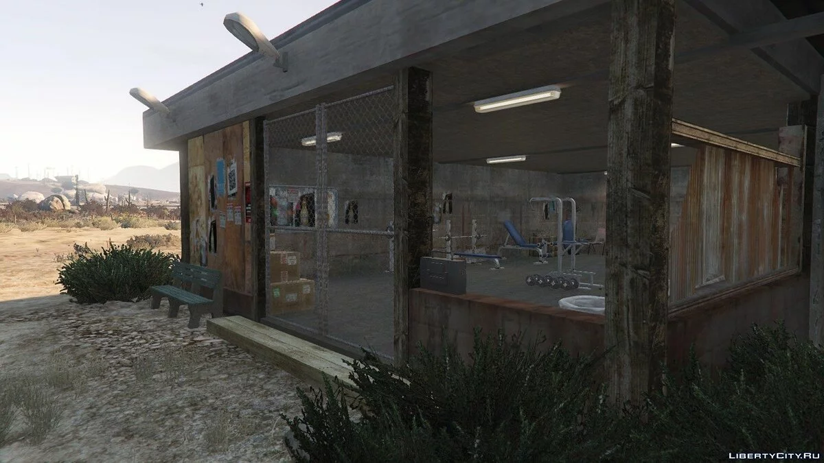 "OMEGA" Gym in Sandy Shores / GTA 5