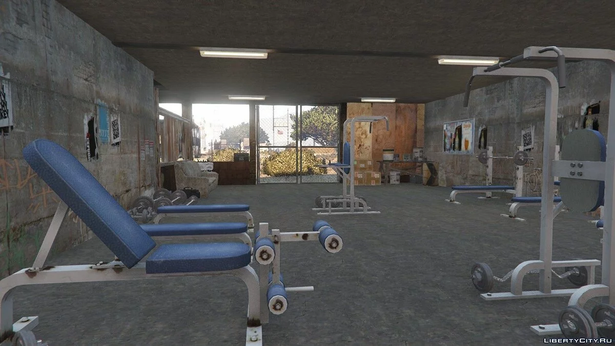 "OMEGA" Gym in Sandy Shores / GTA 5