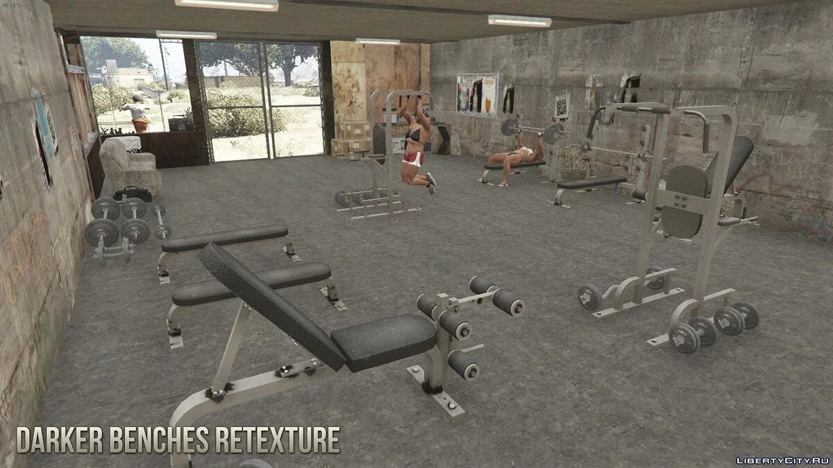 "OMEGA" Gym in Sandy Shores / GTA 5