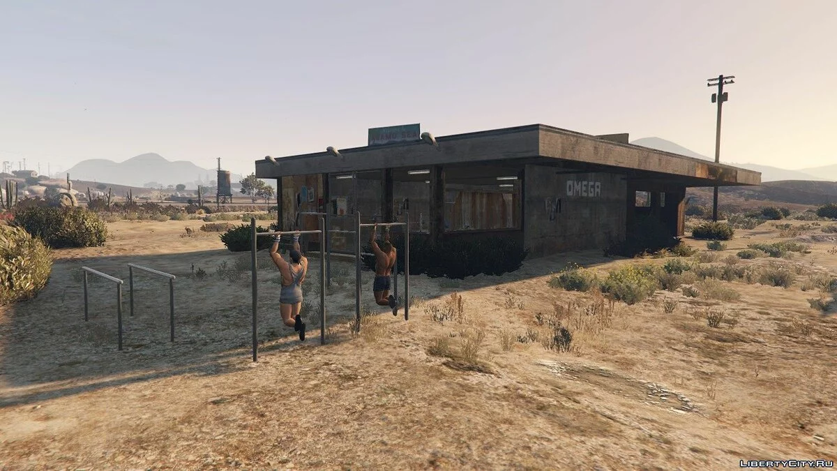"OMEGA" Gym in Sandy Shores / GTA 5