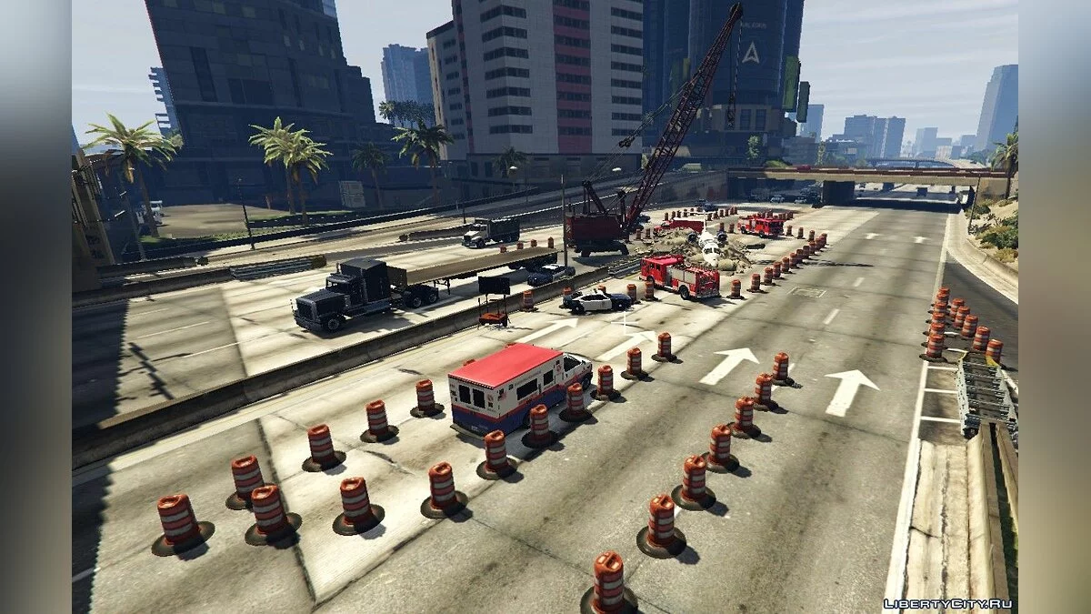 Crash d'avion sur l'autoroute / GTA 5