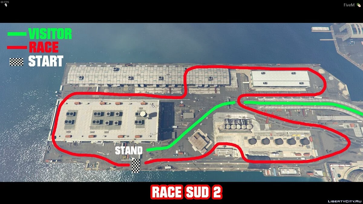 Lintasan Balap di Dermaga / GTA 5