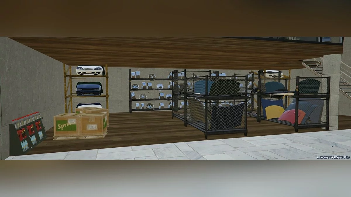 Magasin Greenwich avec parking / GTA 5