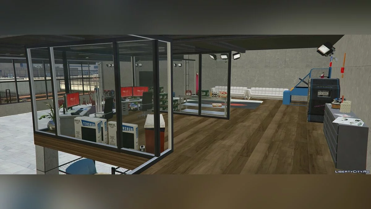 Magasin Greenwich avec parking / GTA 5