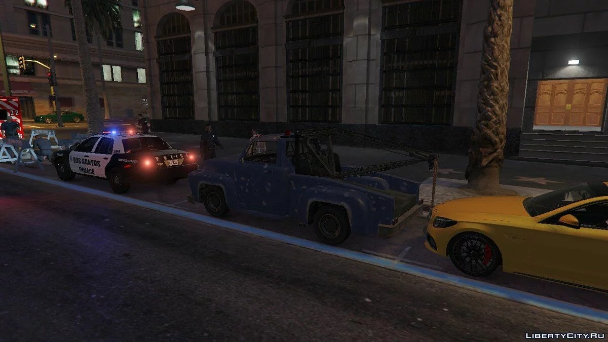 Lieu de l'accident à Los Santos / GTA 5