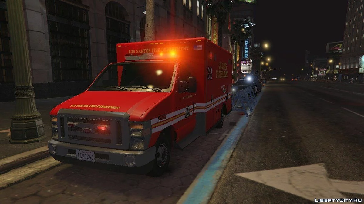 Lieu de l'accident à Los Santos / GTA 5