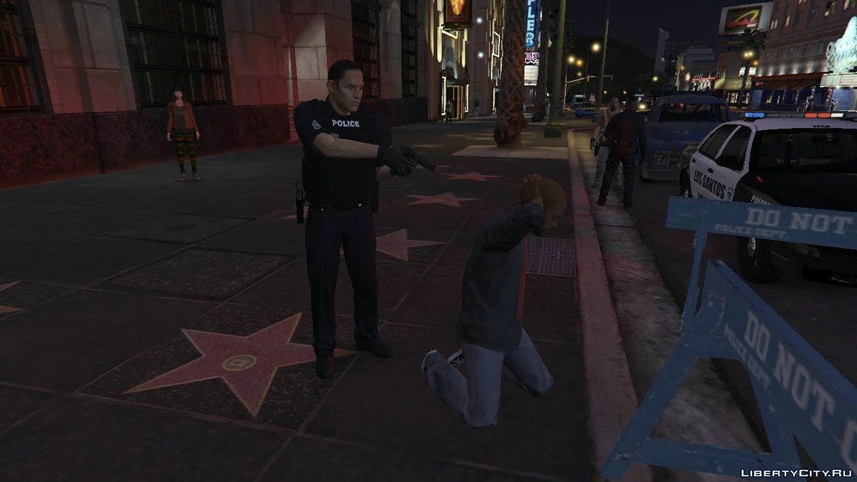 Lieu de l'accident à Los Santos / GTA 5