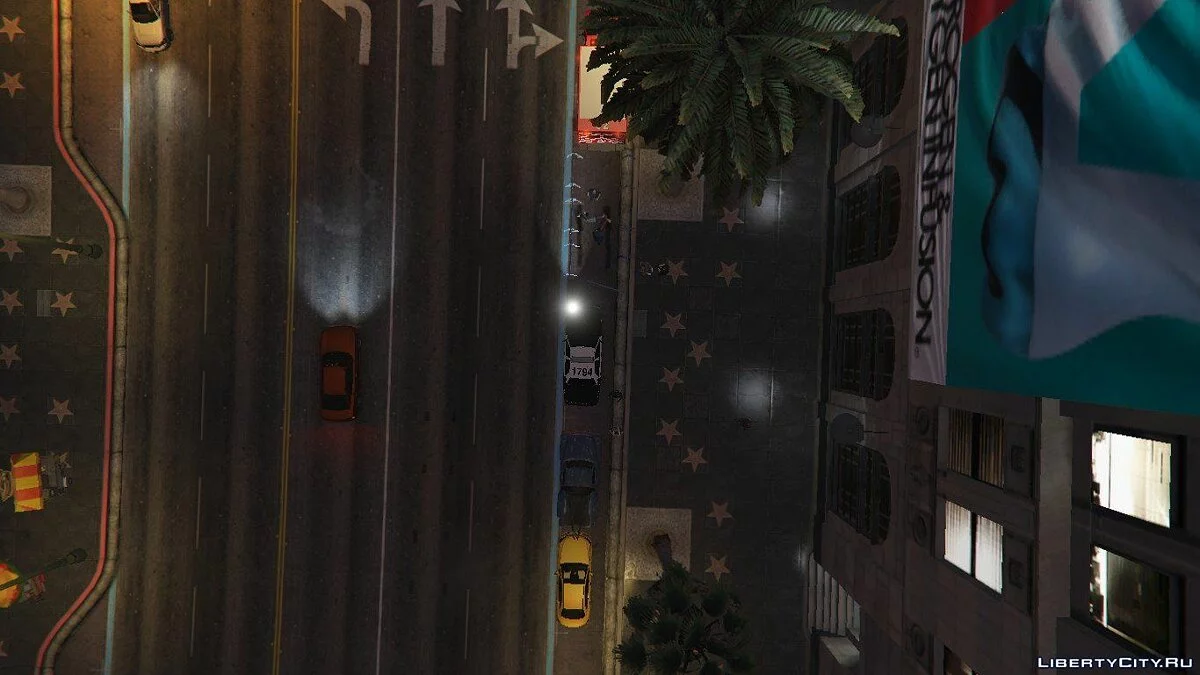 Lieu de l'accident à Los Santos / GTA 5