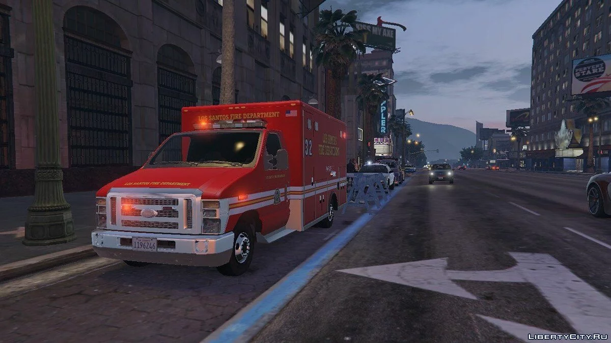 Lieu de l'accident à Los Santos / GTA 5