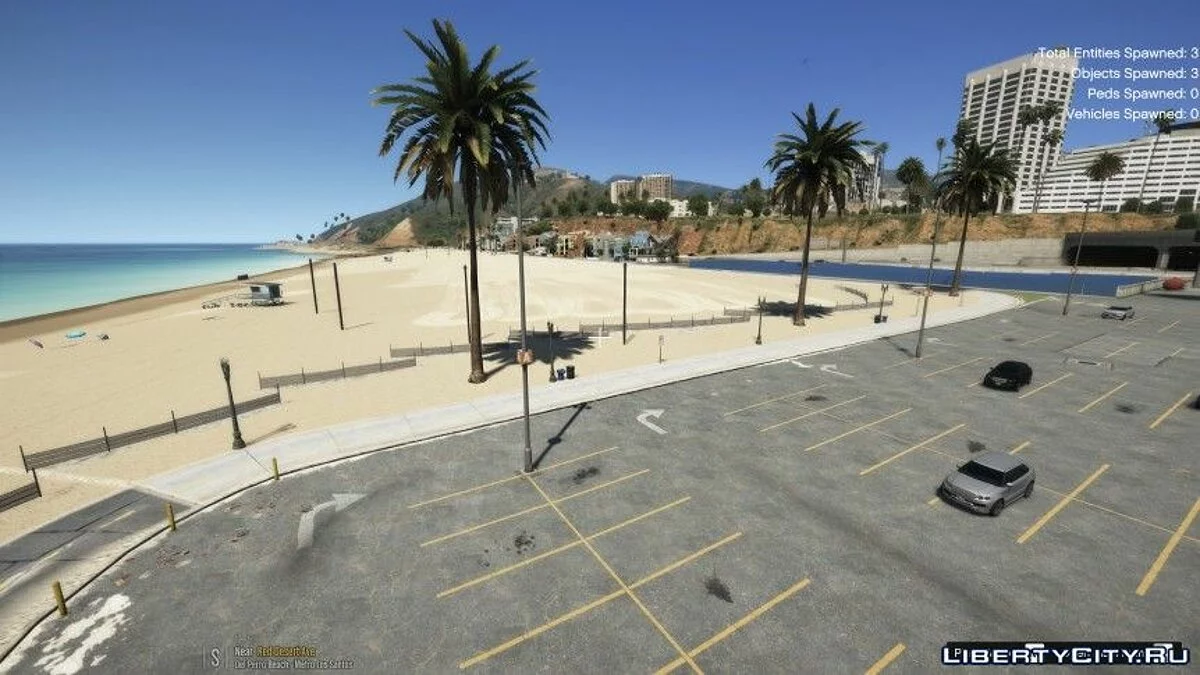 Aumento de vegetación en la playa Del Perro / GTA 5
