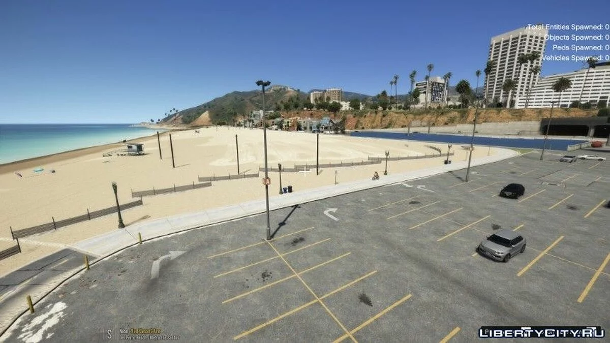 Aumento de vegetación en la playa Del Perro / GTA 5