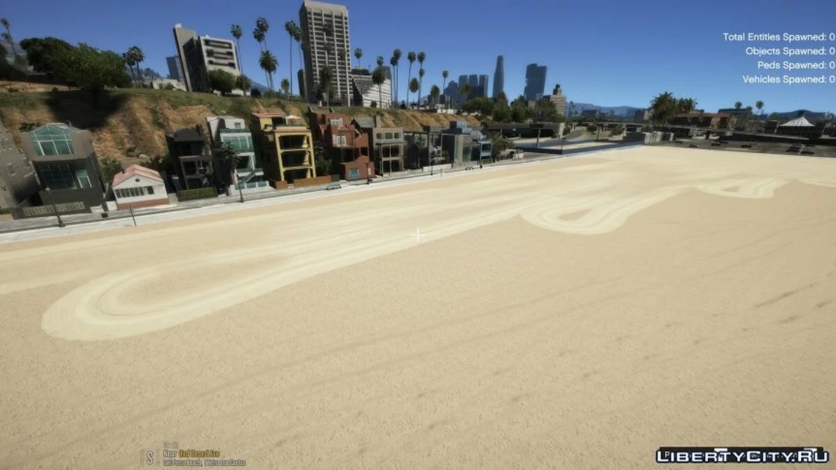 Aumento de vegetación en la playa Del Perro / GTA 5