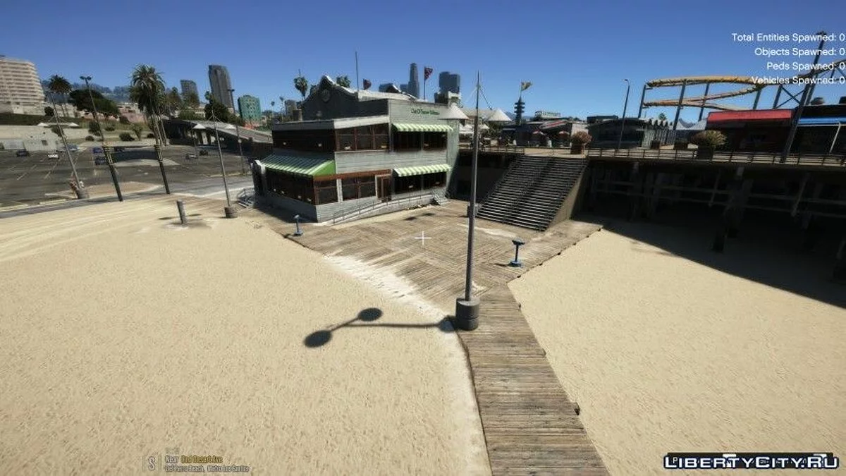 Aumento de vegetación en la playa Del Perro / GTA 5