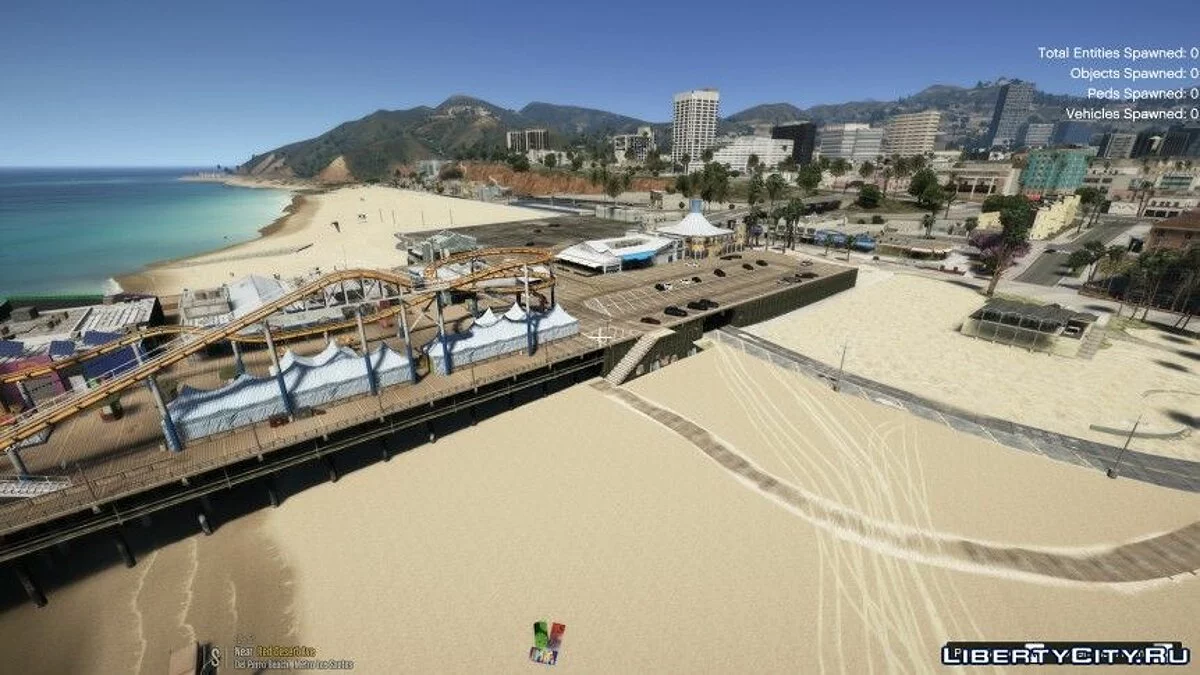 Aumento de vegetación en la playa Del Perro / GTA 5