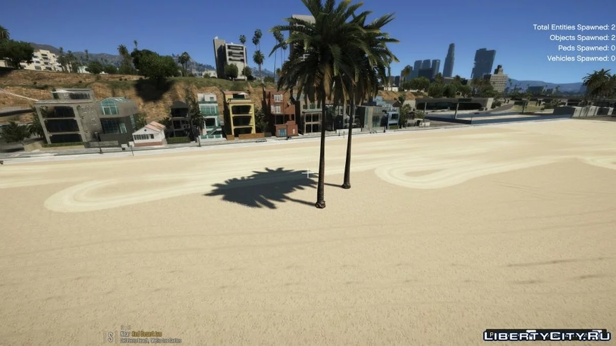 Aumento de vegetación en la playa Del Perro / GTA 5