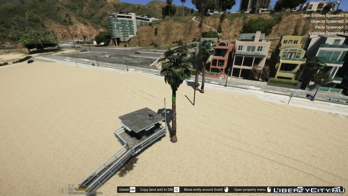 Aumento de vegetación en la playa Del Perro / GTA 5