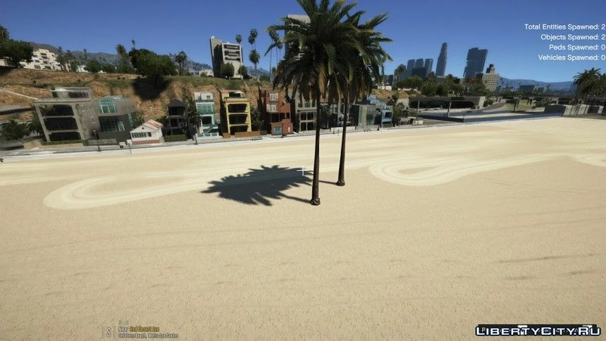 Aumento de vegetación en la playa Del Perro / GTA 5