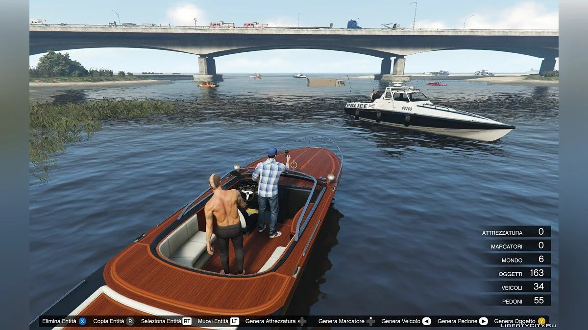ДТП на мосту / GTA 5