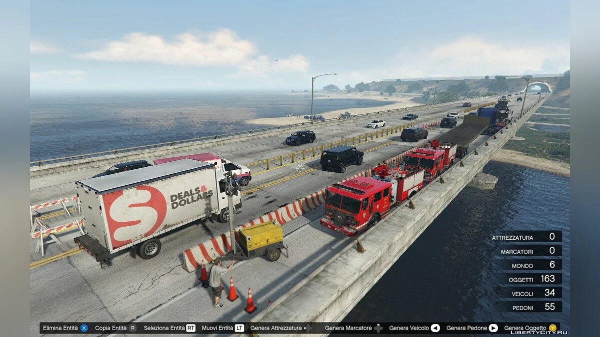 ДТП на мосту / GTA 5
