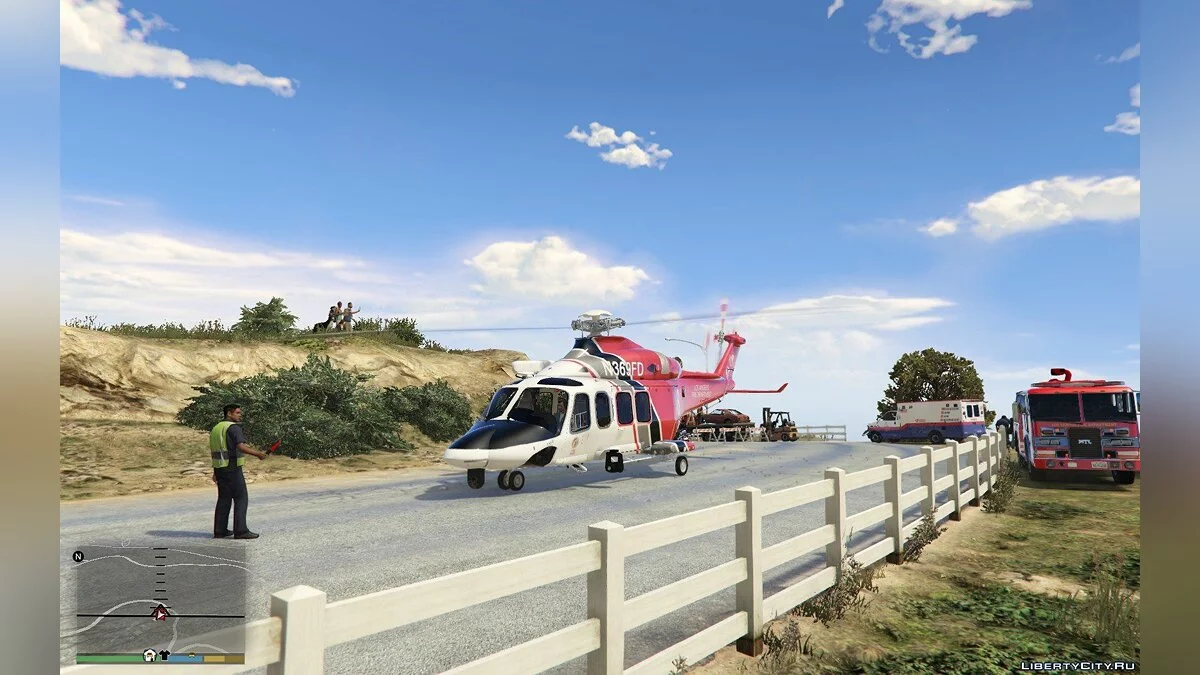 Crash d'hélicoptère à Vinewood / GTA 5