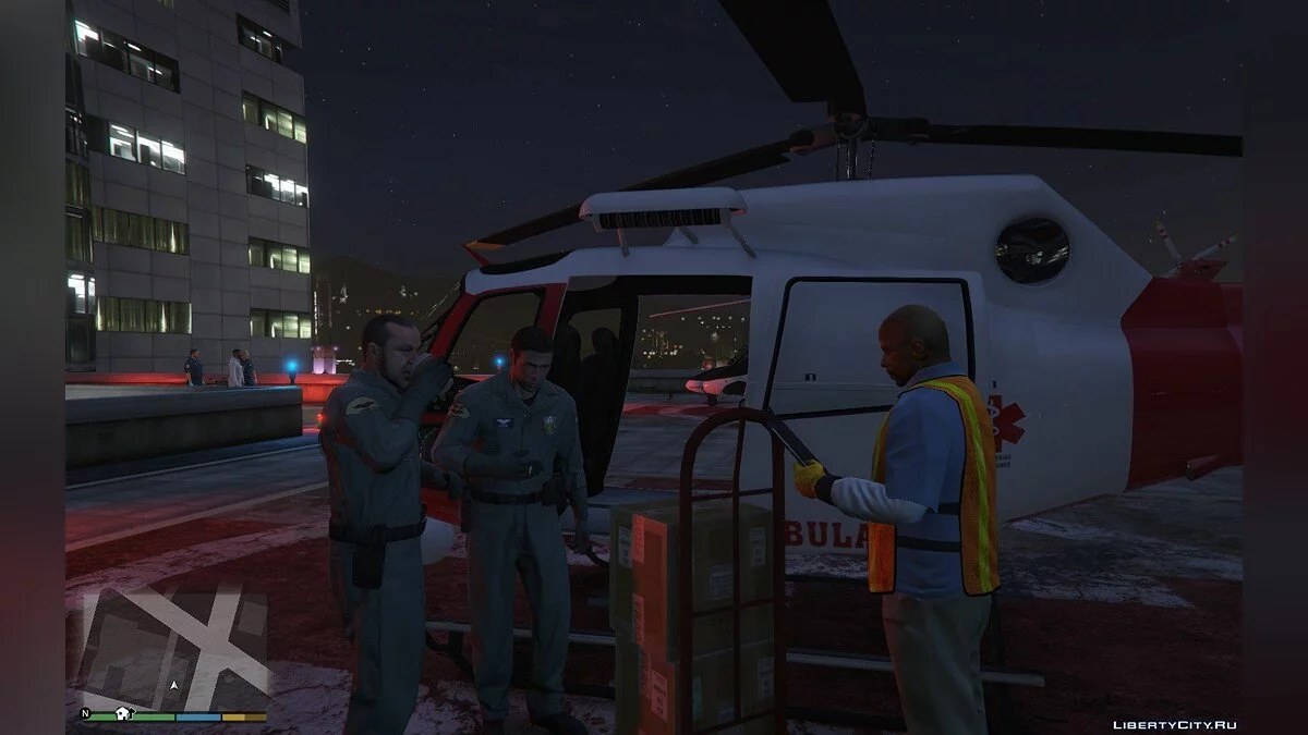 Покращена вертолітна площадка на госпіталі / GTA 5