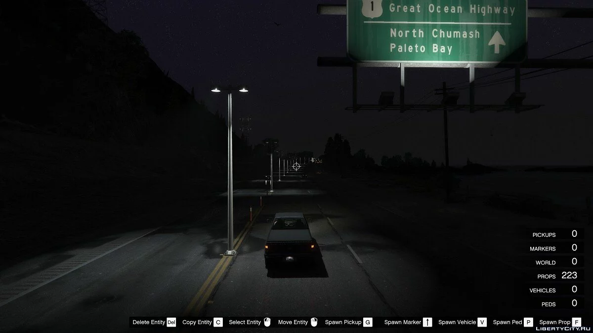 Покращене освітлення на шосе / GTA 5