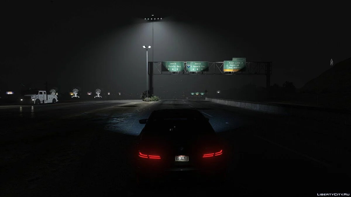 Покращене освітлення на шосе / GTA 5