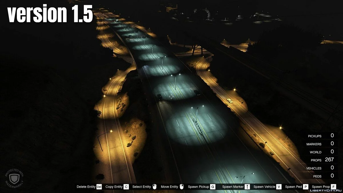 Покращене освітлення на шосе / GTA 5