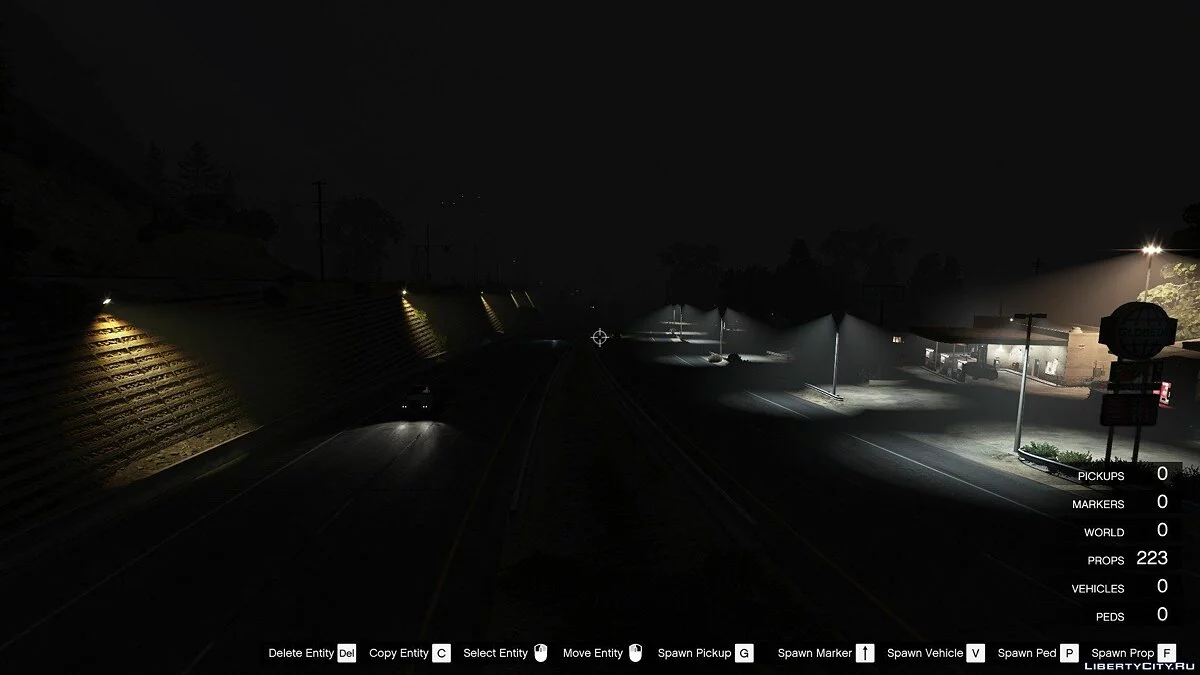 Покращене освітлення на шосе / GTA 5