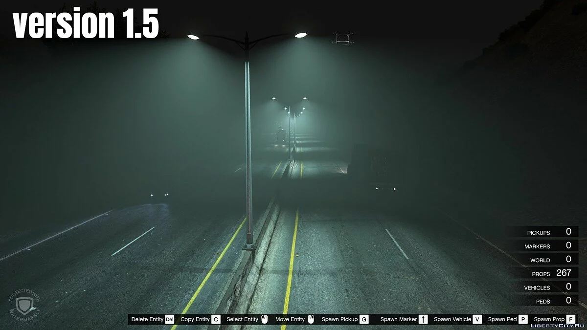 Покращене освітлення на шосе / GTA 5