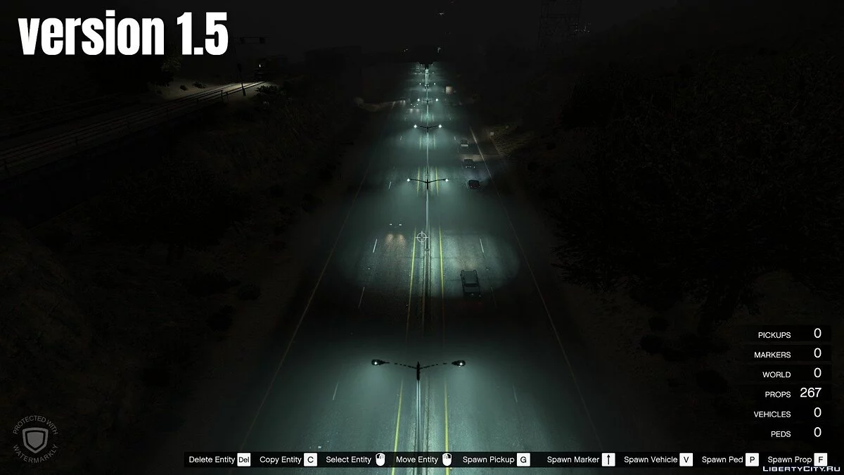 Покращене освітлення на шосе / GTA 5