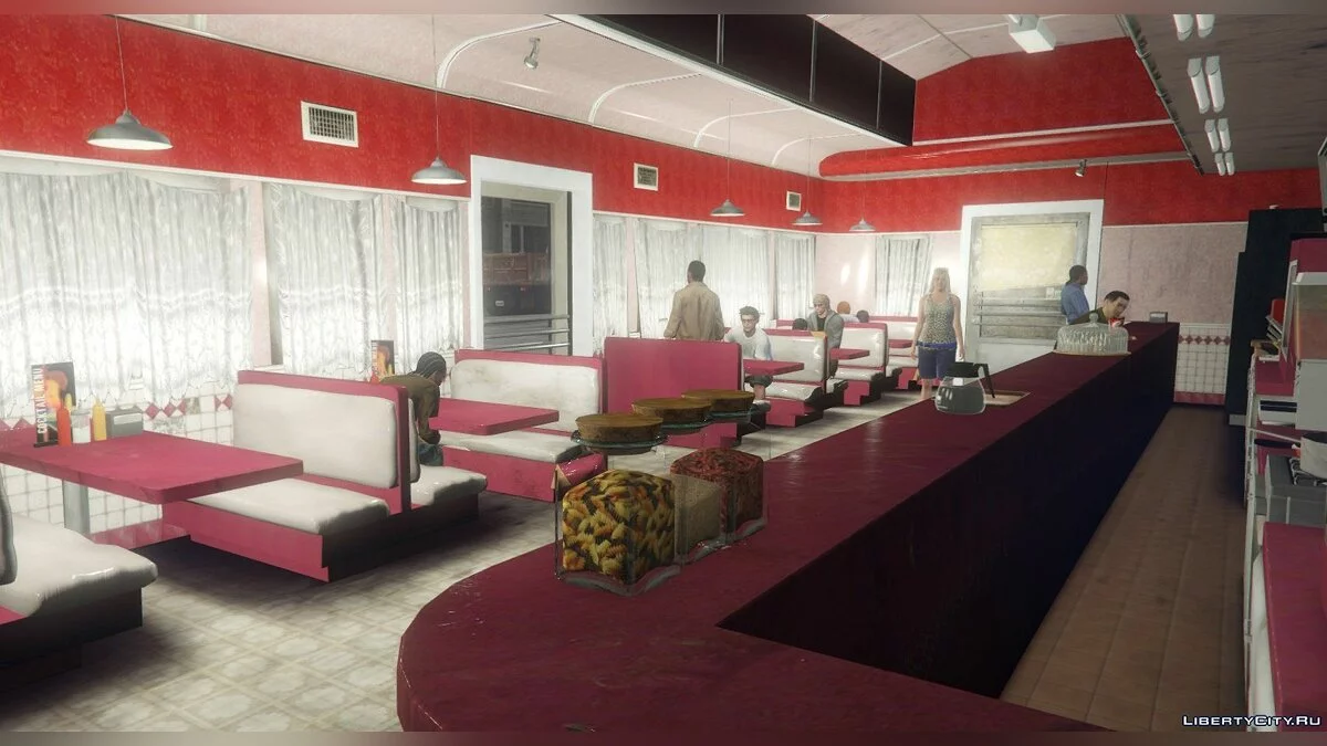 GTA 4 Diner Interior / GTA 5