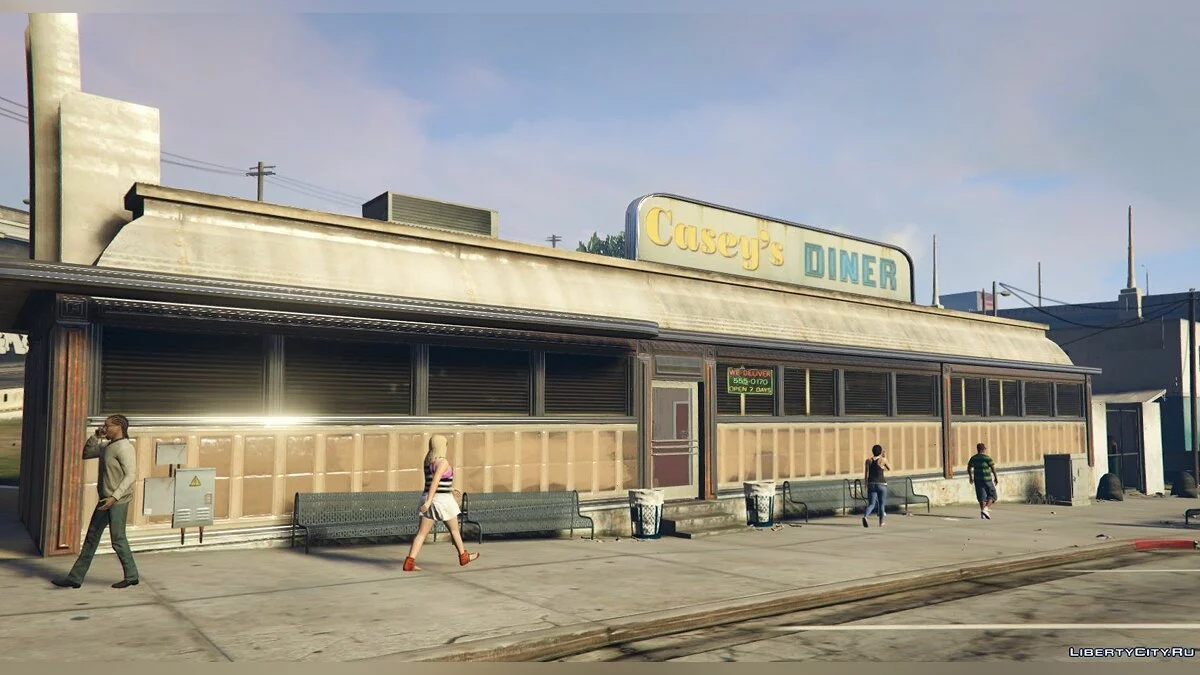 GTA 4 Diner Interior / GTA 5
