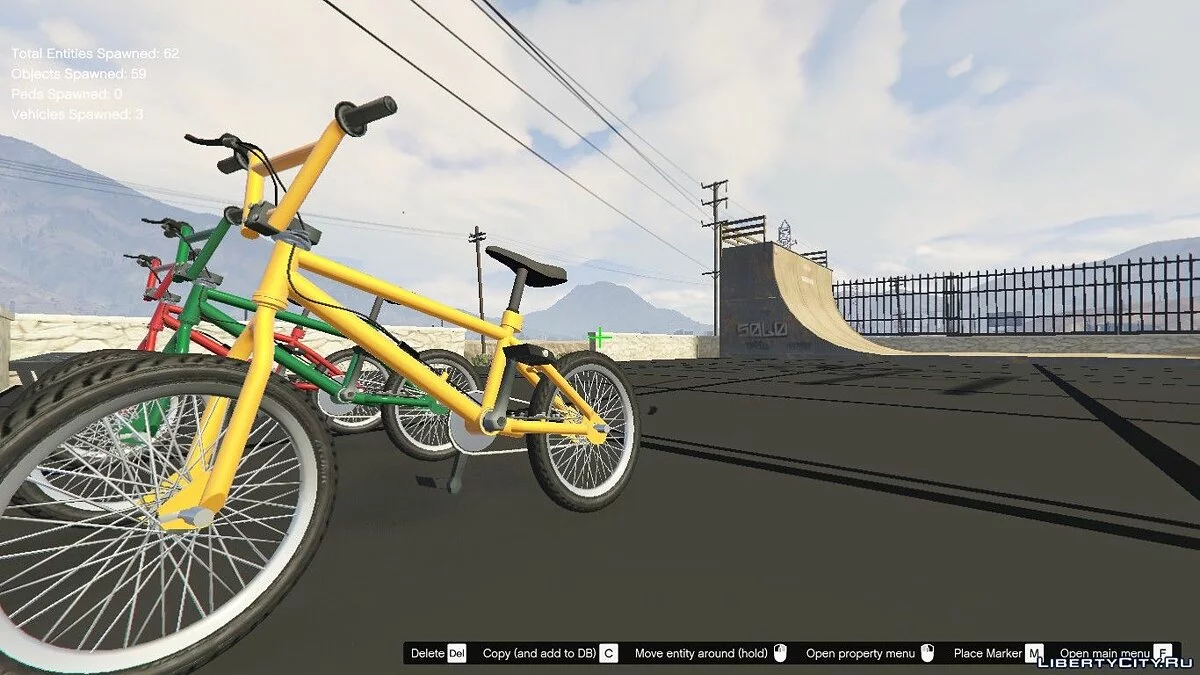 Skatepark dans le quartier d'East Joshua / GTA 5