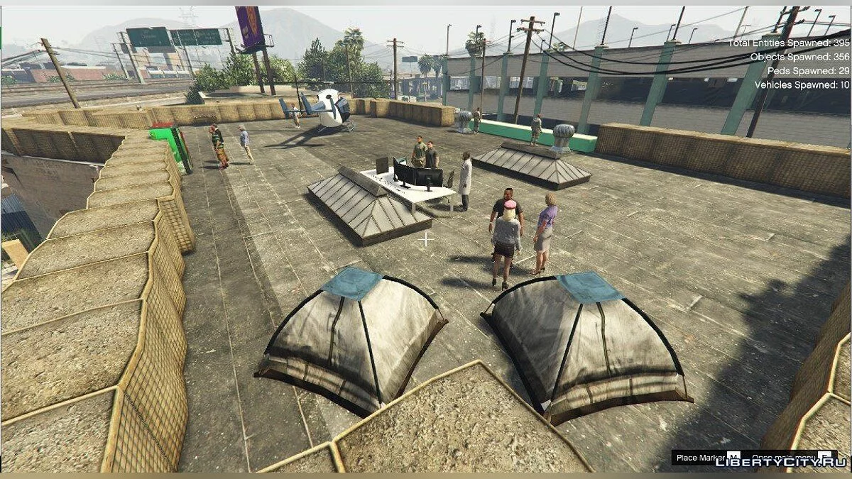 Base de zombies sur le toit / GTA 5