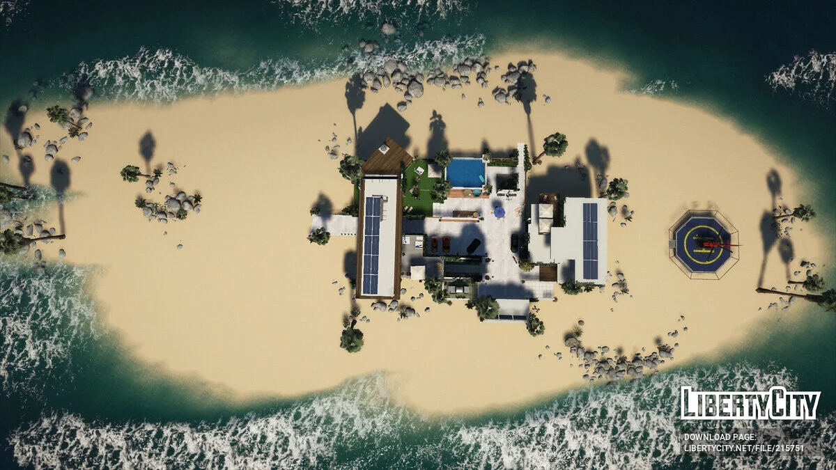 Franklin's Island Mansion v1.0 / GTA 5
