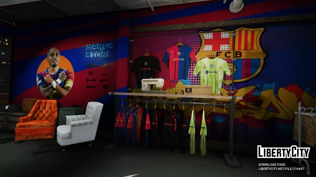 BARÇA STORE - Barcelona FC / GTA 5